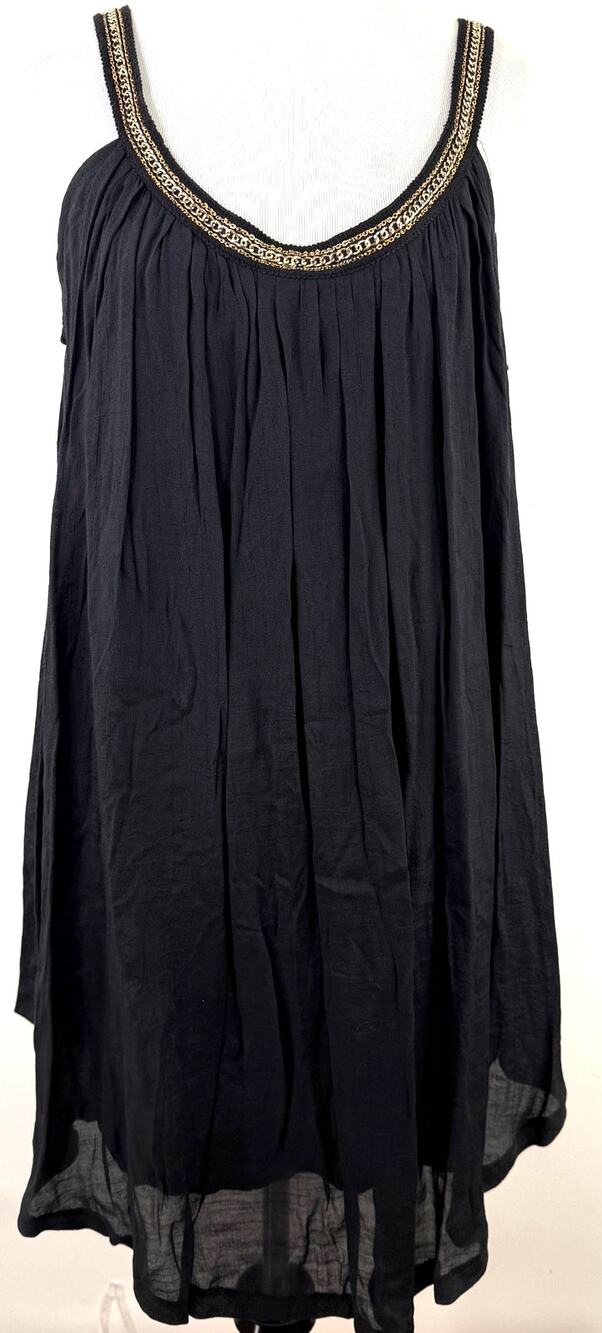 Coco + Carmen Black Chain Embellished Dress New with tags Size Small / Medium